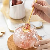 Vista 4 de DaYammi 100 cucharas de plástico doradas, cubiertos desechables, cubiertos de plástico resistentes, desechables, vajilla perfecta para cenas