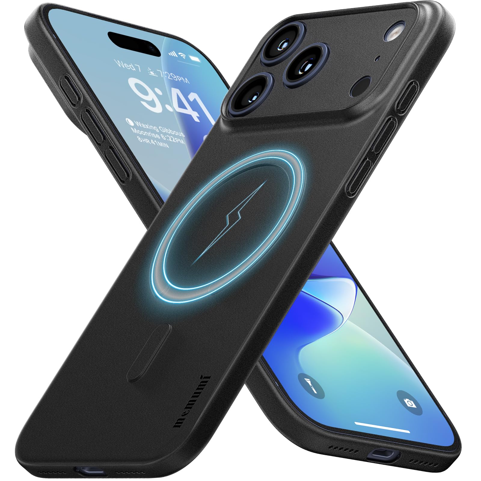 Amazon.com: memumi Ultra Thin with Magnetic Case for iPhone 17 Pro