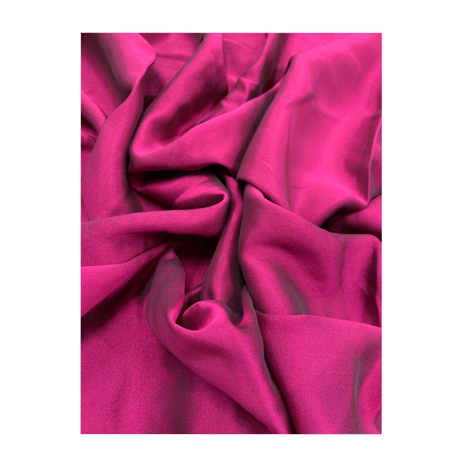 Plain Satin Silk Blend Fabric Cloth – Soft Silky Shiny Dress Material for Women’s Dress, Saree Blouse, Gown, Craft & Fashion Designing Fabric | Length-5.5 Meter & Width -44 Inch (Rani)-image-13
