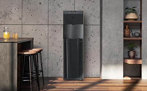 Miniatura 3 de Brio Moderna Dispensador de enfriador de agua de carga inferior sin contacto, autolimpiante, sensor de movimiento, dispensador de tres temperaturas,