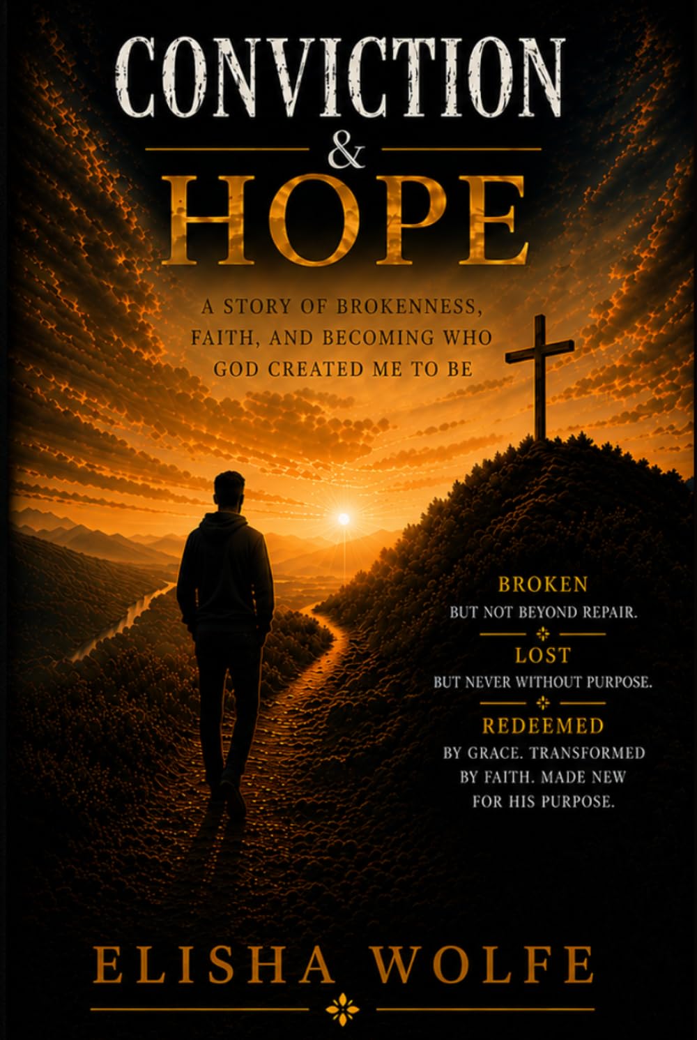 Conviction & Hope: The Story of Brokenness, Faith, and Becoming Who God Created Me (The Becoming New)