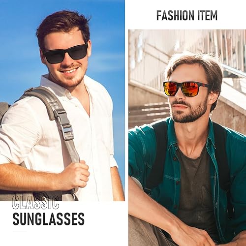 Miniatura 2 de Ofwin Gafas de sol polarizadas para hombre, protección UV400, deportes, ciclismo, conducción, pesca, gafas de sol