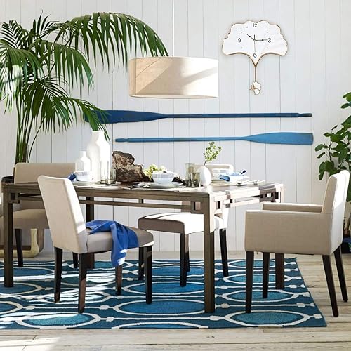 Miniatura 4 de Elegante reloj de pared con péndulo, funciona con pilas, silencioso, único, decorativo para el hogar, relojes colgantes para sala de estar, cocina,