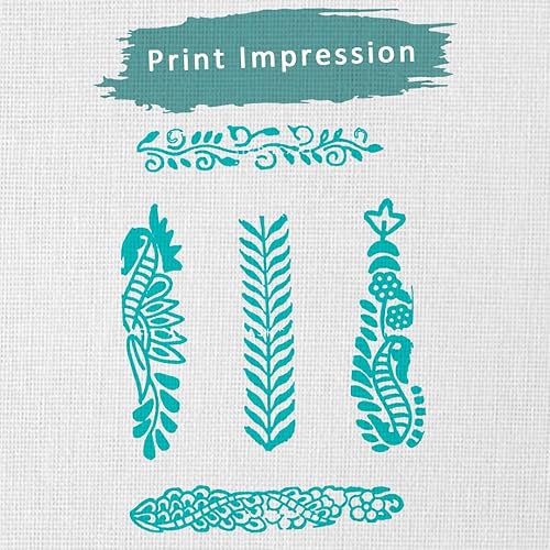 Miniatura 10 de HASHCART Sellos de impresión de madera para álbumes de recortes, proyectos de manualidades de cerámica, para decorar proyectos de tarjetas, diseño