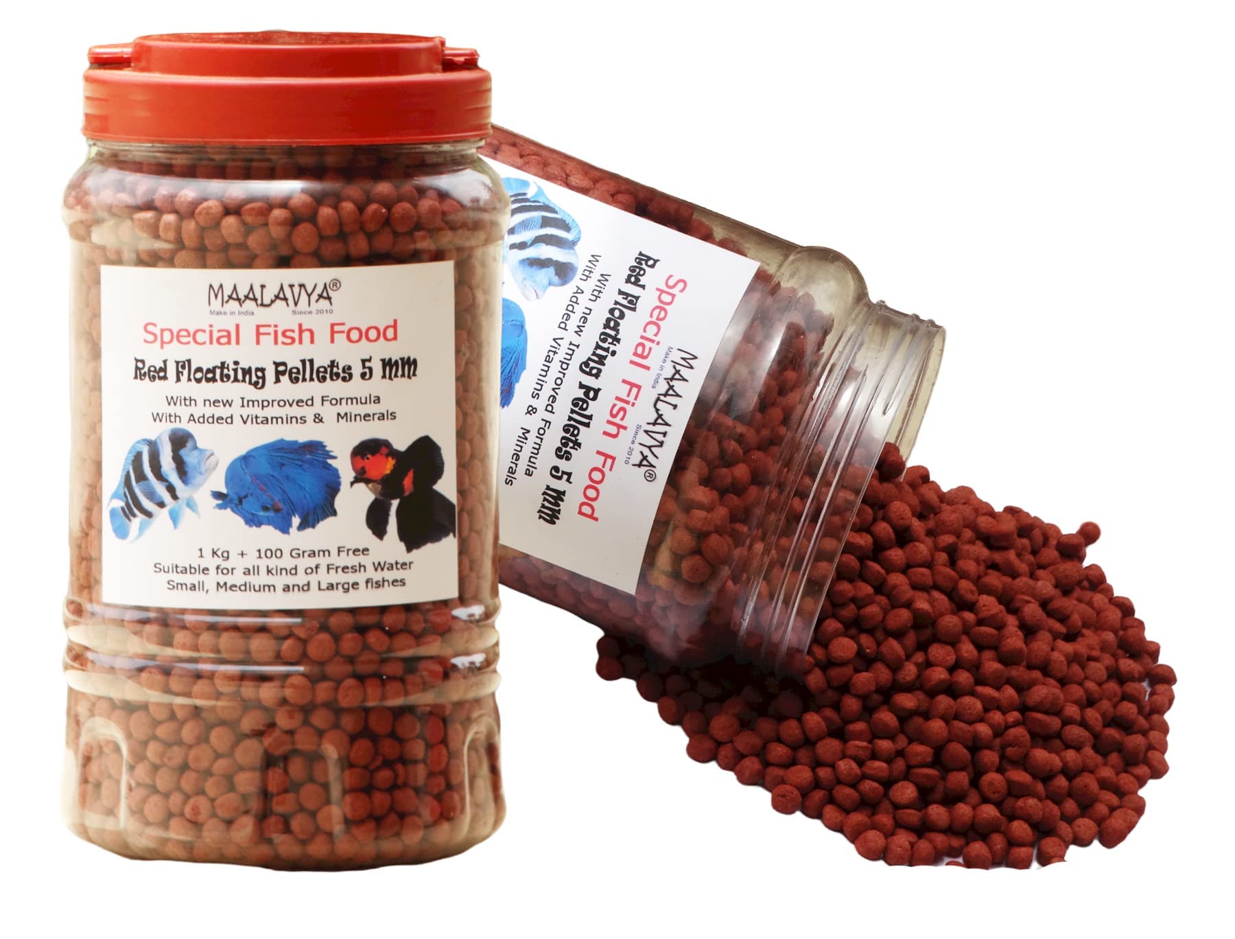 Maalavya Fish Feed Food 1 KG+100 GM Free Special Fish Food Good Fish Food for Aquarium (Red 5MM) (B0BRJHNS83) Amazon Price History, Amazon Price Tracker