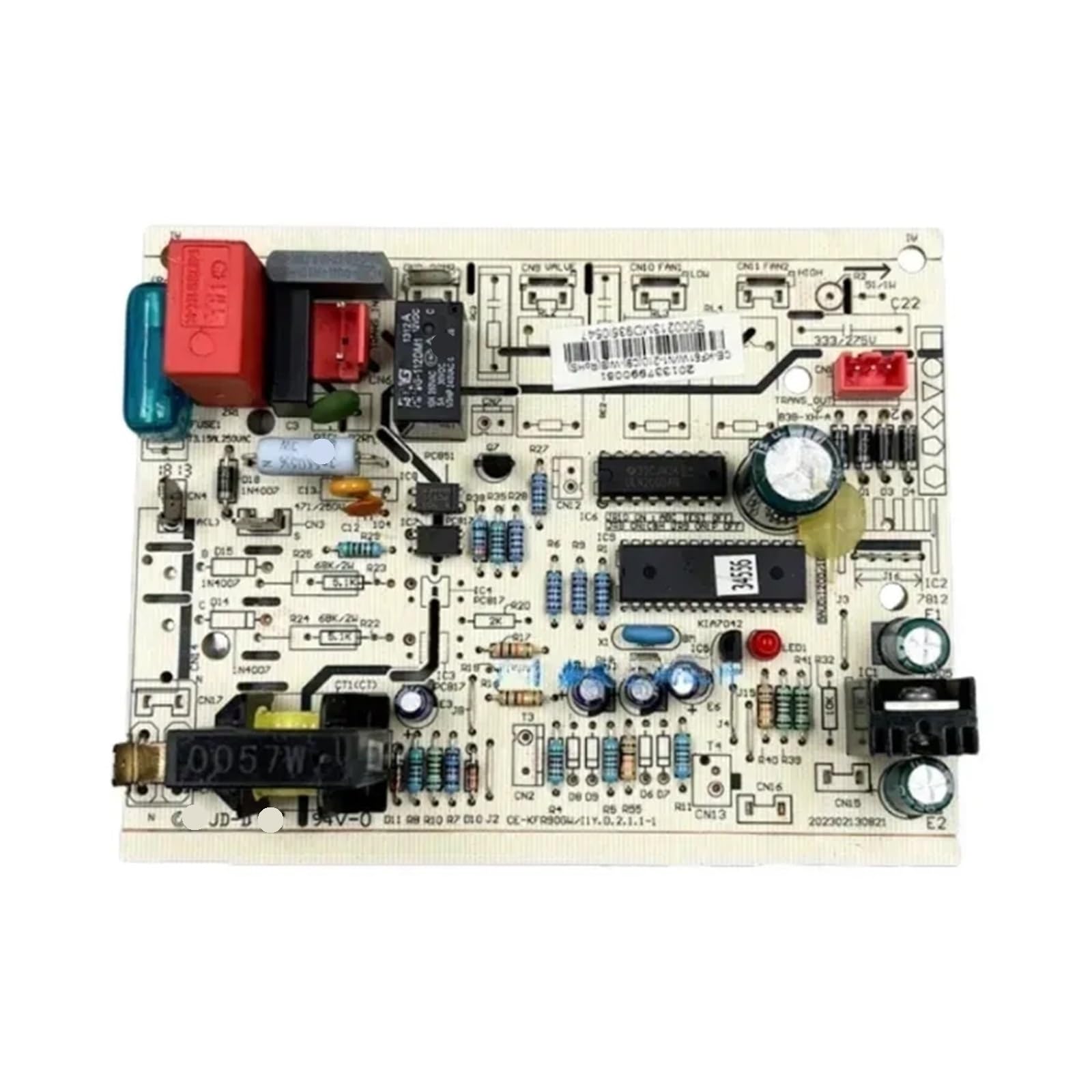 Dlrbndmgf Warm And Cold Compatible For Midea，Ce-Kfr61w/N1-210 (C9) - W Ce-Kfr90gw/I1y.d.2.1.1-1 ，Air Conditioning Motherboard Accessories，Computer Board(Warm And Cold)