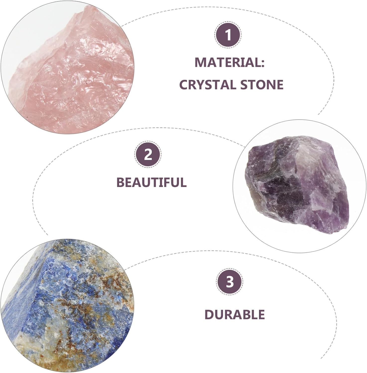 Bulk Crystal Rocks Natural Stones for Aromatherapy Diffuser Home Decor DIY Craft Projects