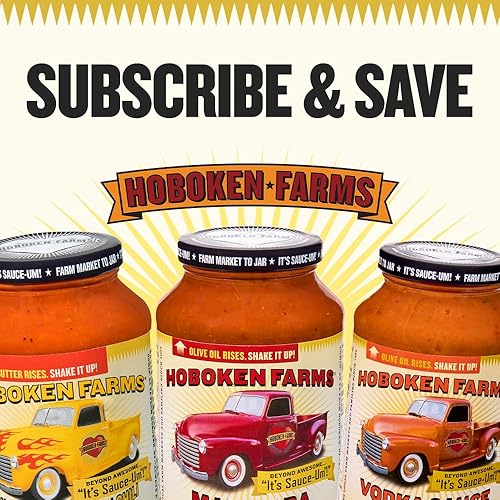 Miniatura 6 de Hoboken Farms Salsa de vodka – Sin azúcar añadido, sin OMG, sin conservantes, baja en carbohidratos, Keto – Salsa de pasta Better For You