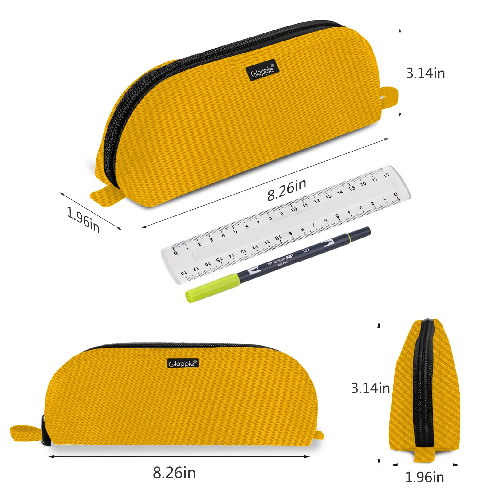 Gloppie Pencil Case for Girls Pencil Cases Pen Bag Pouch Holder, School Stationery Organizer - Image 2