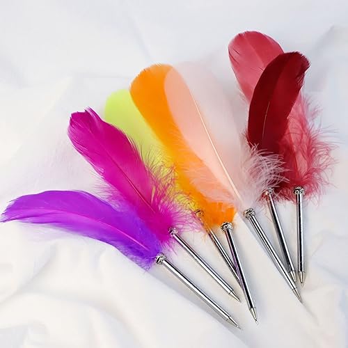 Miniatura 6 de Bolígrafo de plumas, tinta negra, pluma vintage, pluma chapada refinada, bolígrafo para escritura escolar, bolígrafo de firma de regalo de boda