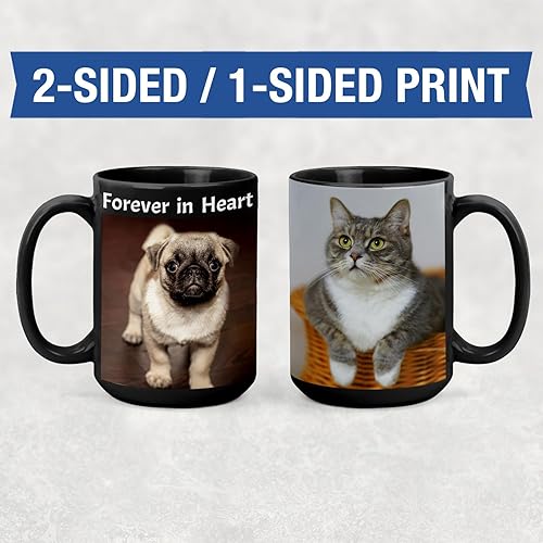 Miniatura 3 de Taza de café personalizada – Tazas personalizadas con texto en imagen, nombre de foto personalizado, logotipo, taza de cerámica – Día de la Madre