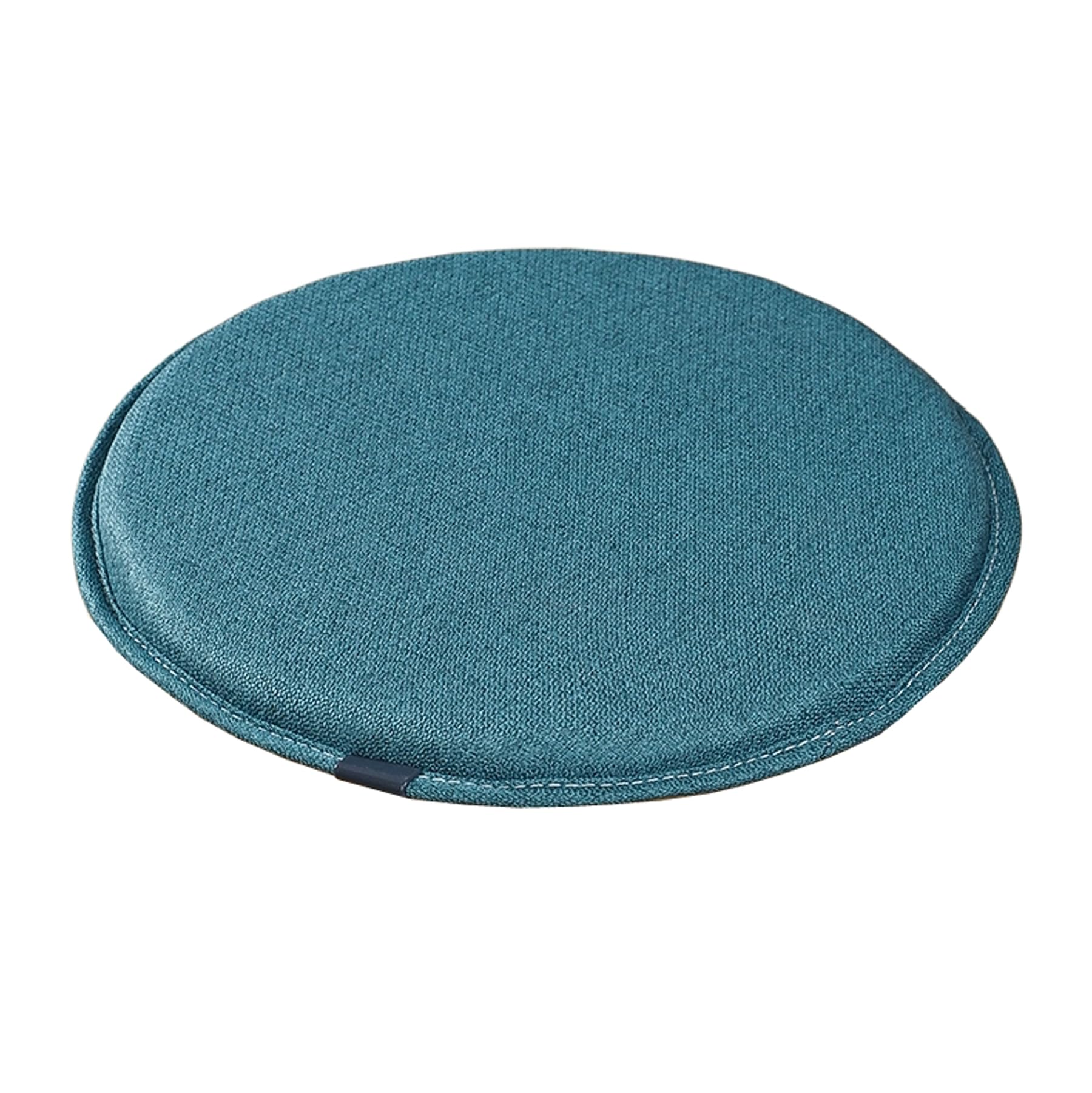 JEIMALEN Round Seat Cushion with Ties Breathable Bar Stool Cushion Cover Tatami Pillow Kitchen, Home, Office Chair Cushion Cover (Misty Blue, 12 inch)