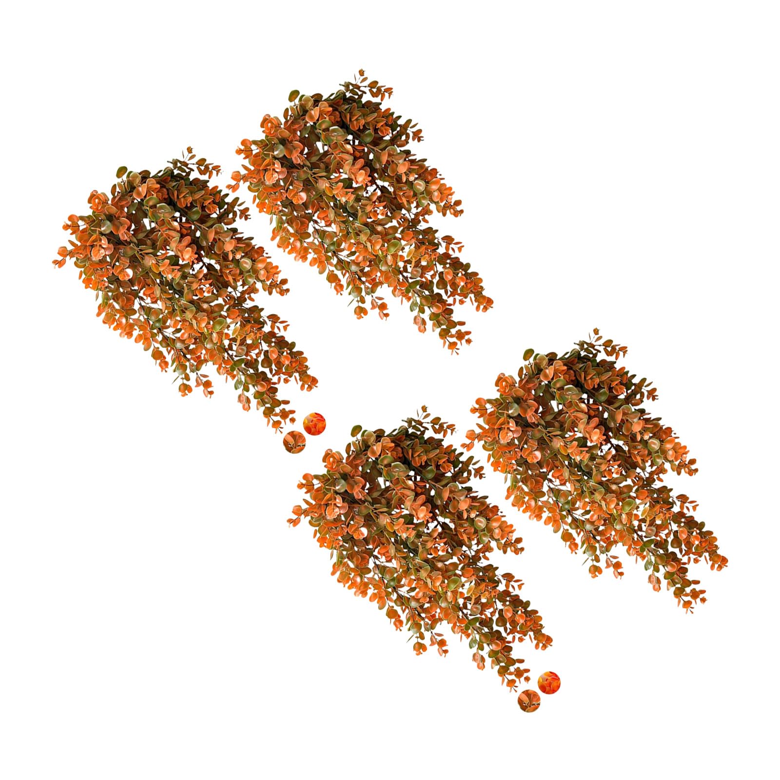 Xjdzineq Artificial Eucalyptuses Vine Flexible Bendable Faux Greeneries User Friendly Faux Vine for Indoors Outdoor Seasonal Decors Realistic Round Eucalyptuses