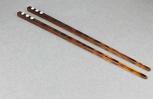 Miniatura 3 de Palillos de plástico marrón para cortar el cabello, accesorios de cristales, pasadores de 7.5 pulgadas de largo, juego de 2 accesorios para el