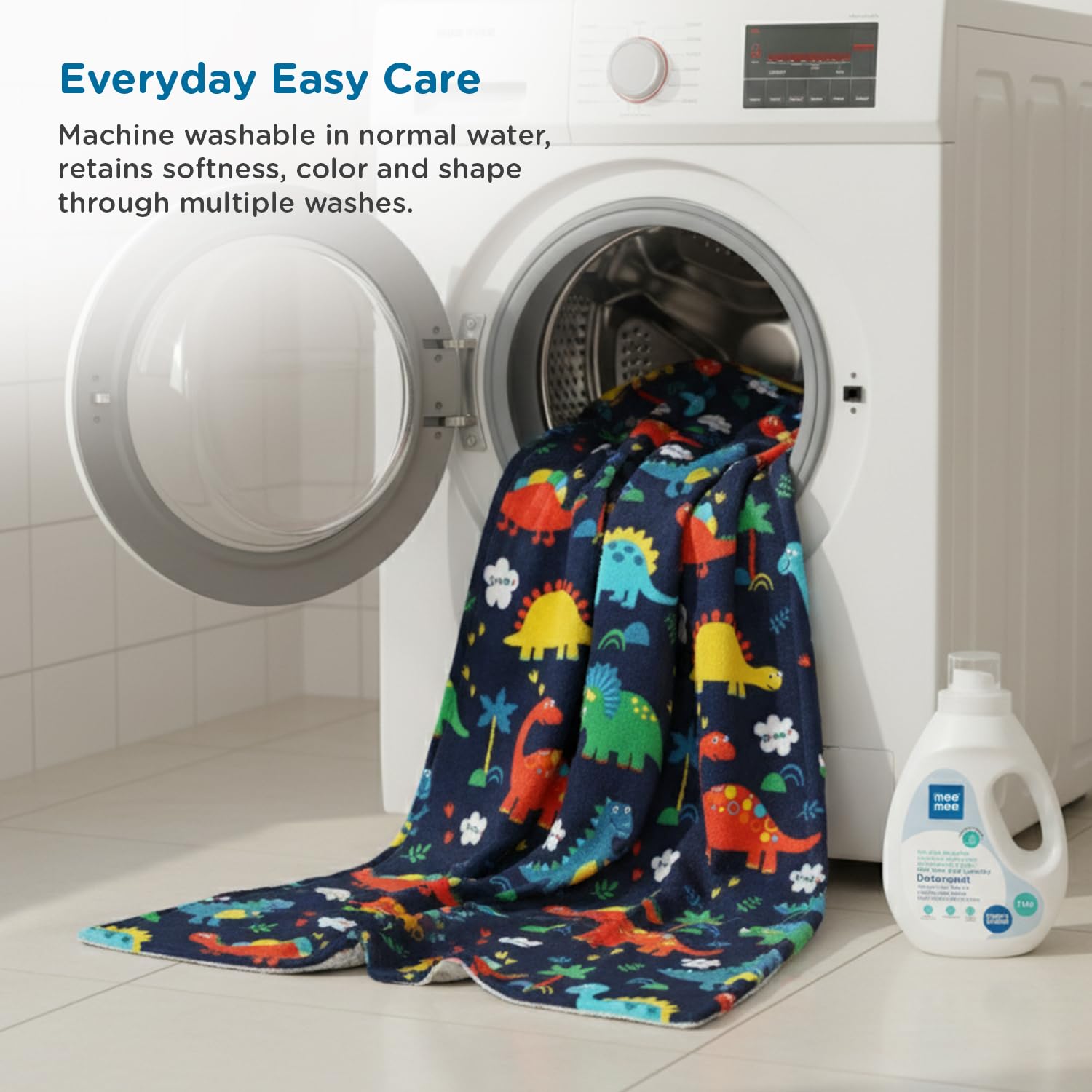 Mee Mee Dinosaur Baby Blanket - Soft & Warm -5
