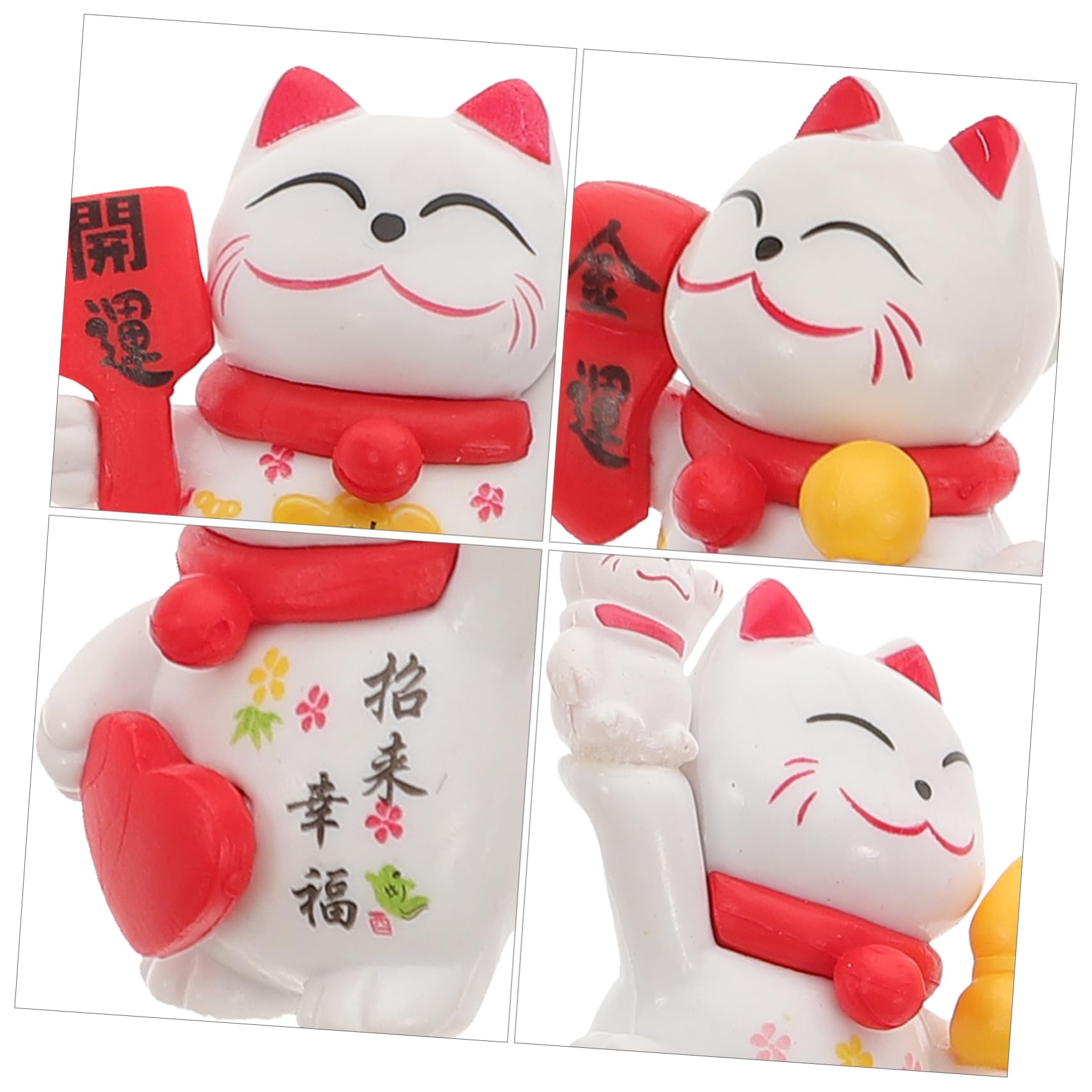 Cabilock 32 Pièces Aimant De Réfrigérateur Lucky Cat Réfrigérateur Aimants Aimant Lave-Vaisselle Aimants pour Le Frigo Aimants pour Armoire Stickers Bébé Stickers Résine