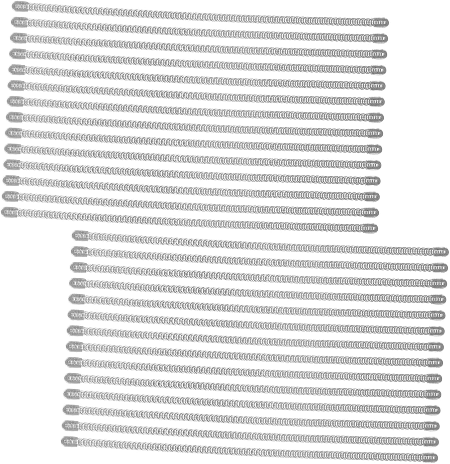 Steel Boning for Corset Making 100pcs Silver 0.5x20cm