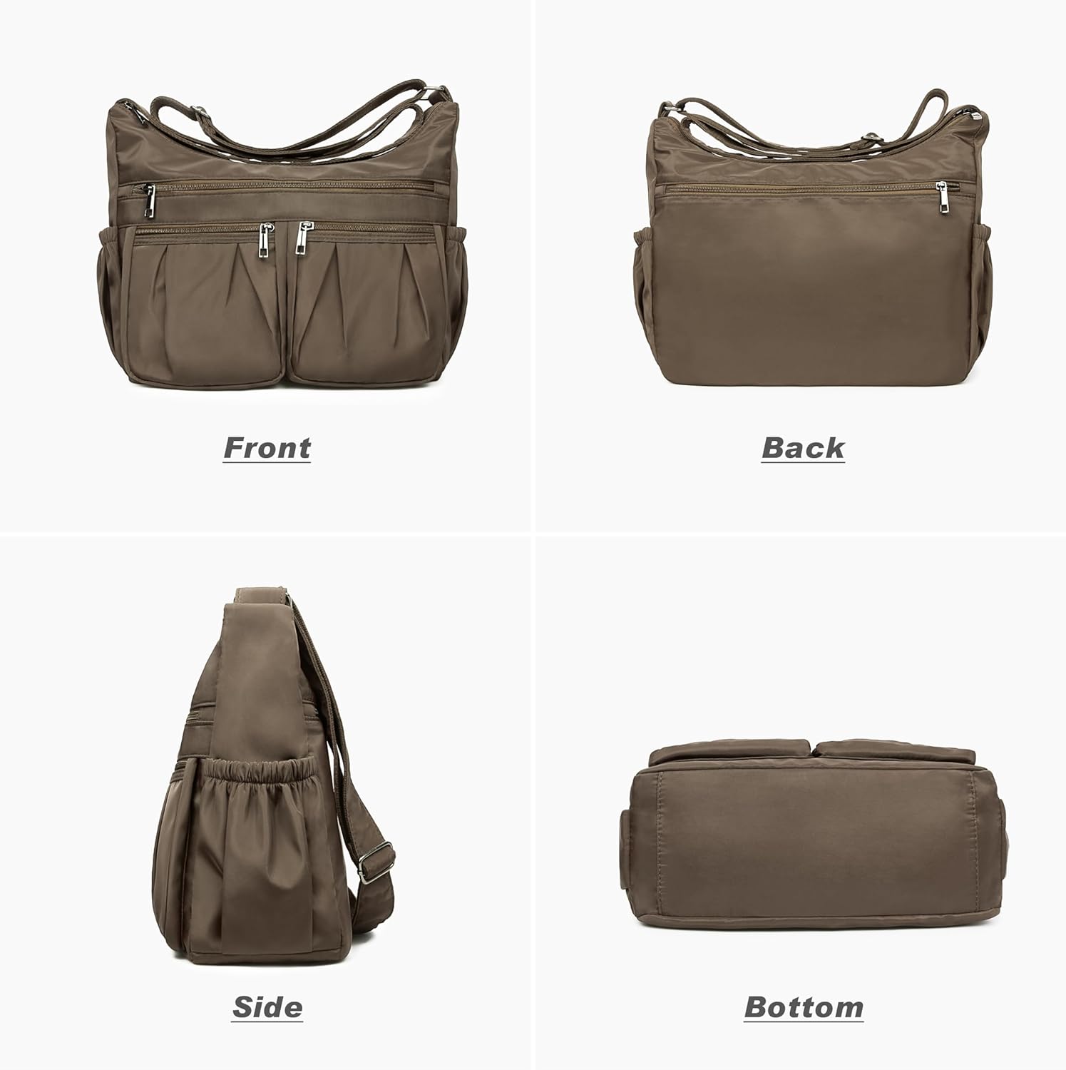 VOLGANIK ROCK Crossbody Purses for Women Shoulder Handbags Lightweight Waterproof Nylon Travel Bag Ladies Pocketbooks