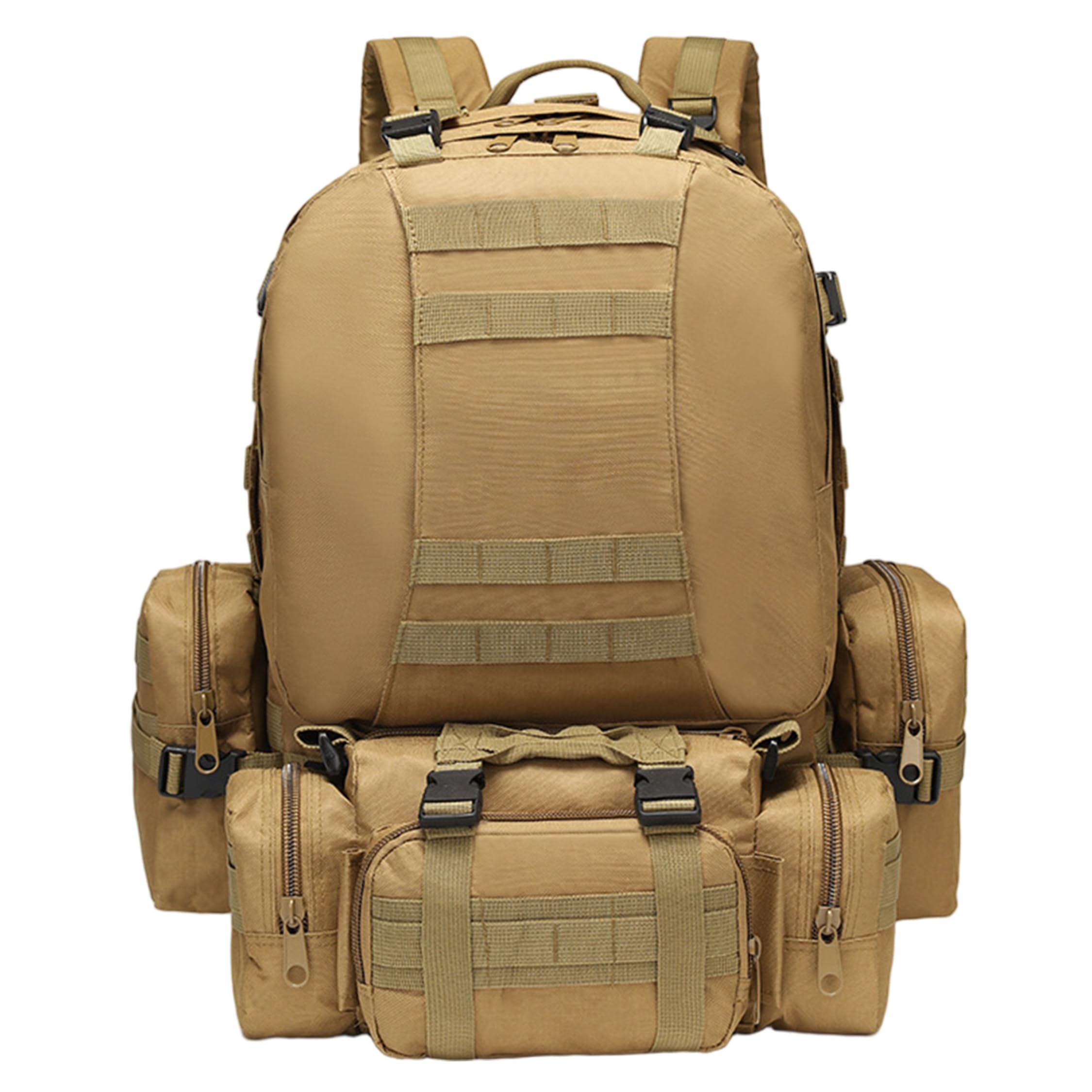 Sac à dos de camping extensible 36-55L en tissu Oxford imperméable - 6