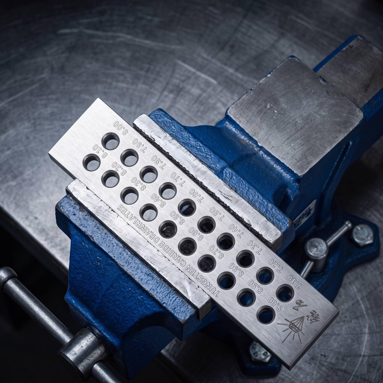 Piastra di Trafilatura Robusta Utensile | Resistente All'usura, Professionale, Piastra di Trafilatura con, per Laboratorio, Orafi, 7.1-9.0