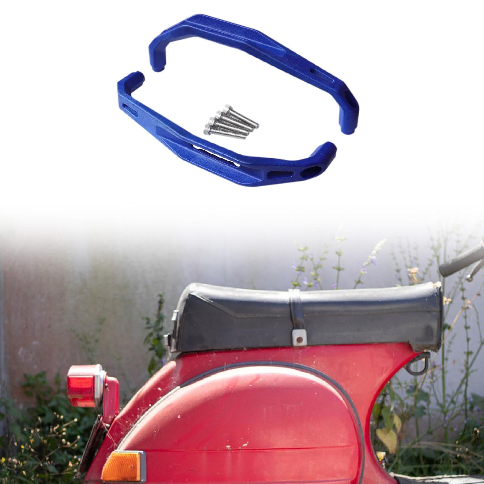 Manijas de agarre para Tenere 700 XT700Z XTZ 700, soporte trasero, Azul