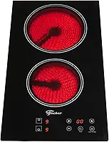 FISCHER COOKTOP ELÉTRICO TOUCH 2 BOCAS MESA VITROCERÂMICA PRETO 220V - 30004-73474