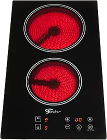 FISCHER COOKTOP ELÉTRICO TOUCH 2 BOCAS MESA VITROCERÂMICA PRETO 220V - 30004-73474