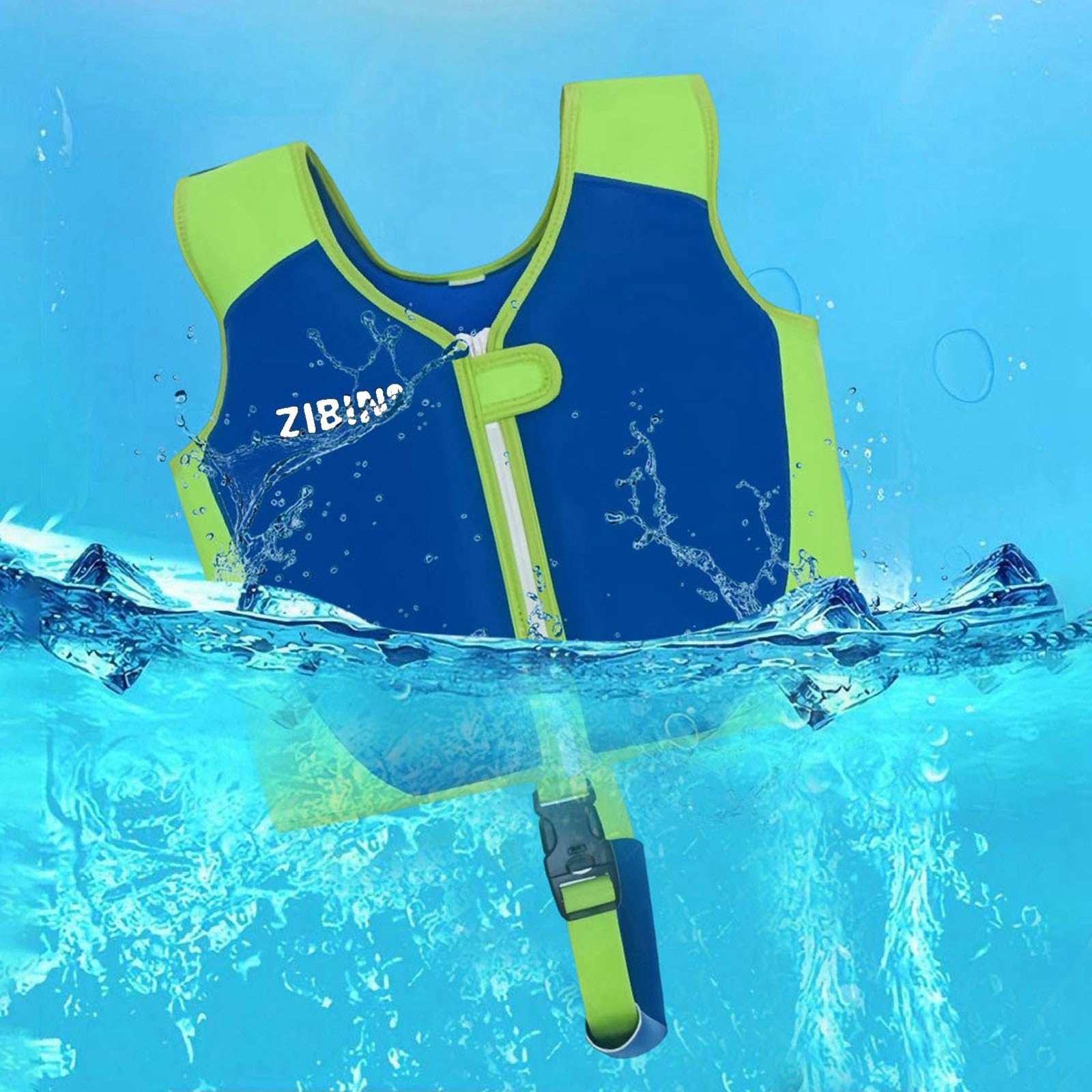 MaNMaNing Giubbotto Salvagente Bambino Unisex 2 8Y Nuoto Spiaggia Oceano Outdoor Giubbetto Salvagente Bambino