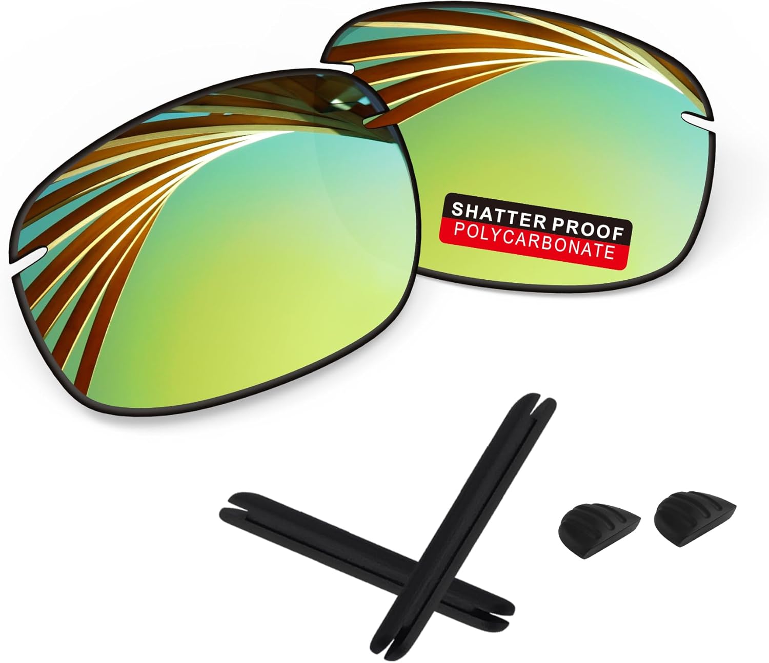 PRO+ Polycarbonate Replacement Lenses & Rubber Kits for Maui Jim Lighthouse MJ423 Sunglasses