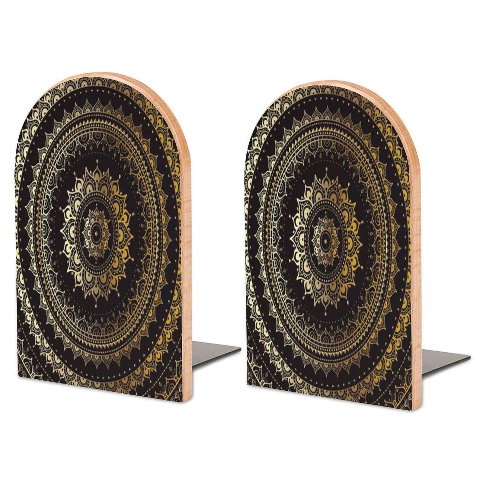 Sujetalibros resistente madera mandala regalo lectores