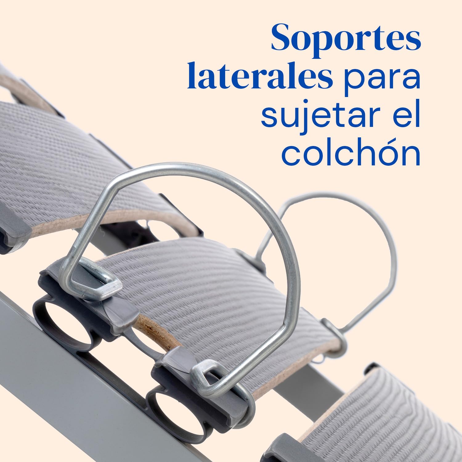 Geriafy Cama articulada con colchón viscoelástico Cotton V6 90x190 cm | Colchón ortopédico de 20 cm, funda de algodón, estructura reforzada y fácil montaje