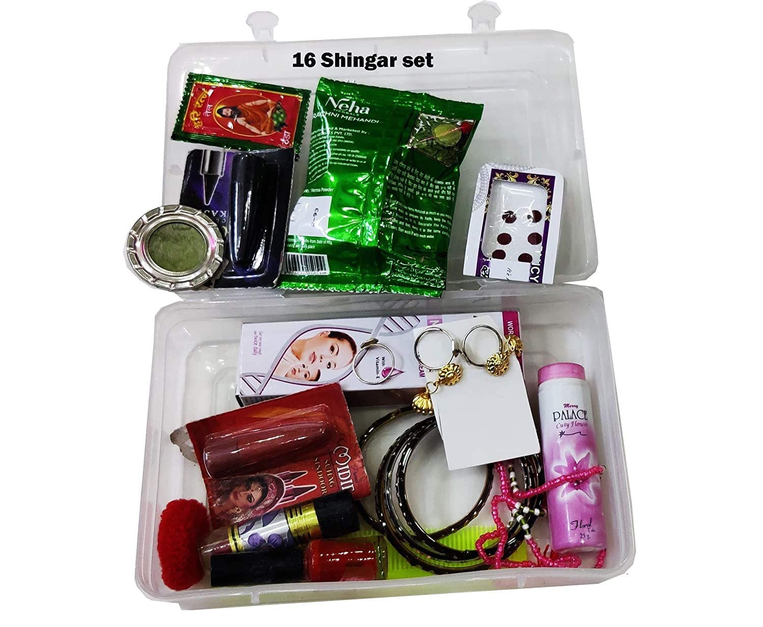 sp MATA Rani Sholah Shringaar -AA- Navratri MATA ka shringar kit/Suhag Kit/ - Devi Solah Shringar Kit with Beautiful Shringars(Items) - Multiple Items Box Packing