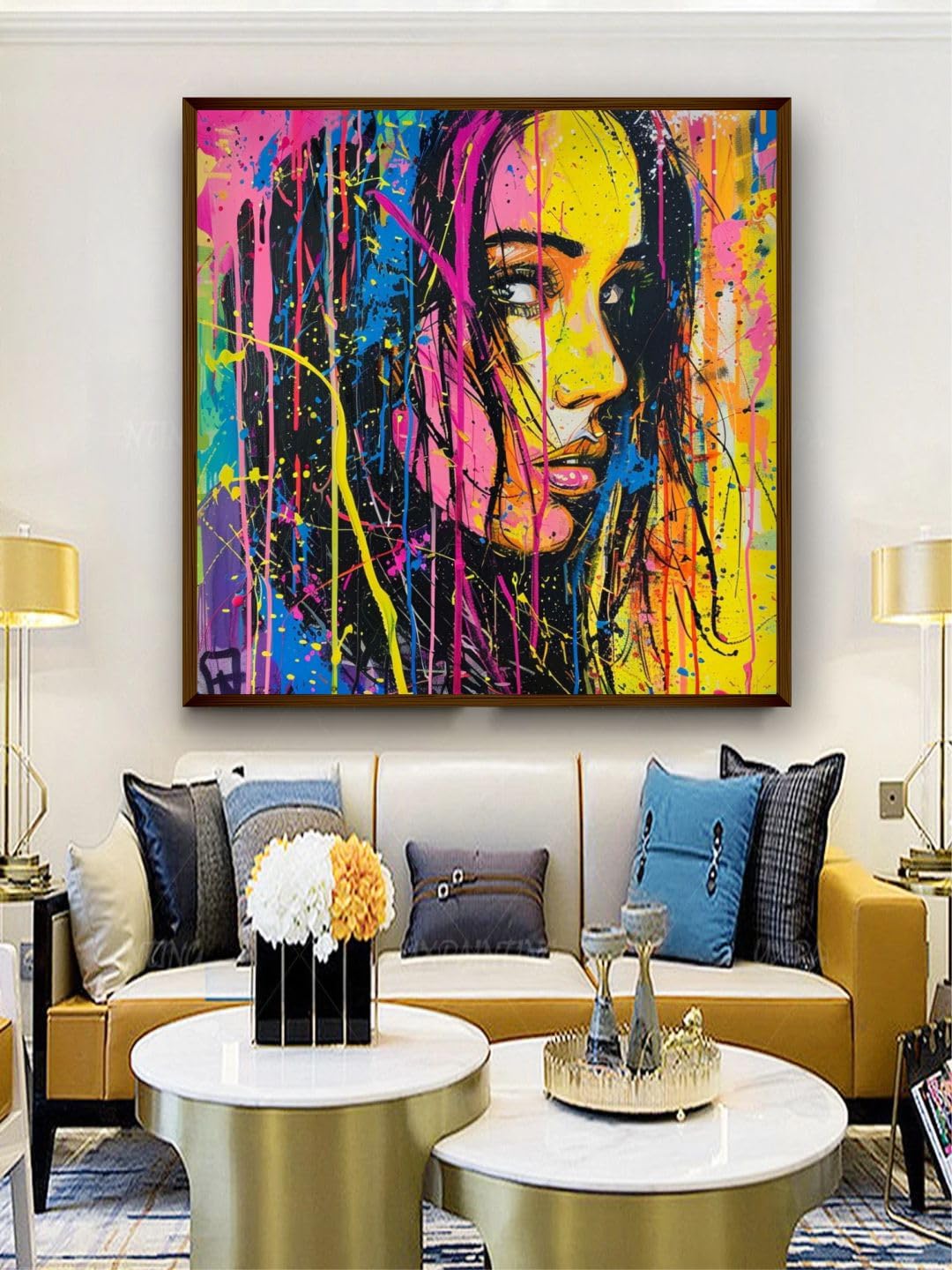 Abstract Wall Painting - Nature Decor -6