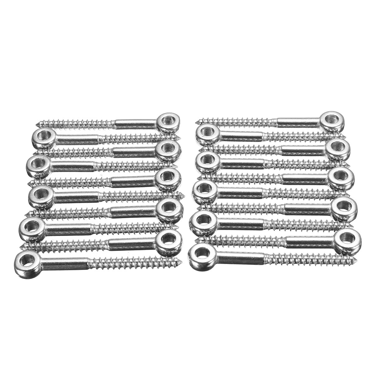Juego de 10 varillas de acero inoxidable con perno de articulación para girar la barandilla de la hebilla para riel de barandilla de 1/8 pulgadas
