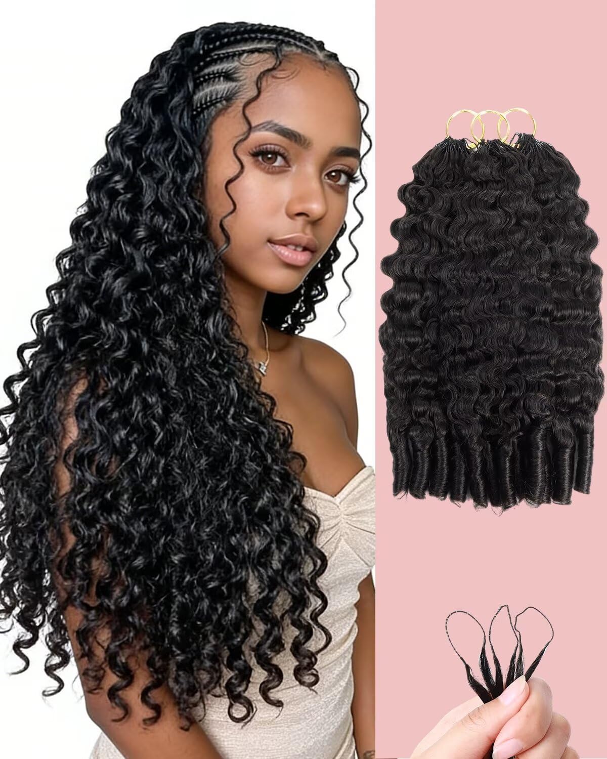 Amazon.com : 22 Inch Human Crochet Hair for Black Women, Feather Human ...