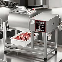 Commercial Meat Tumbler Marinator - 45l Large Capacity, Automatic Bidirectional Rotation, 304 Stainless Steel A