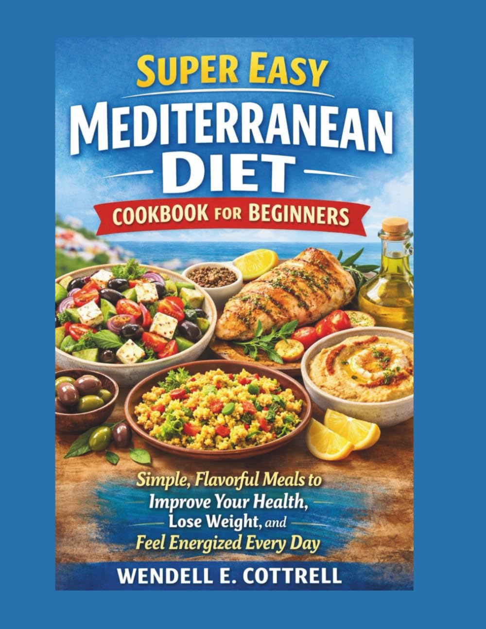 Super Easy Mediterranean Diet Cookbook For Beginners: Simple, Flavorful Meals to Improve Your Health, Lose Weight, and Feel Energized Every Day