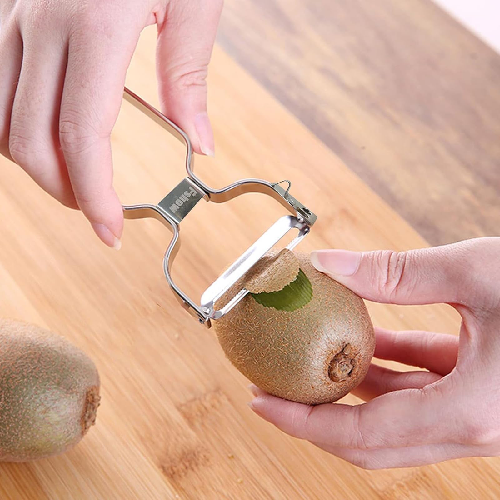 3-in-1 Kartoffelschäler Set – 2 Stück, Edelstahl, Mit Julienne-Funktion