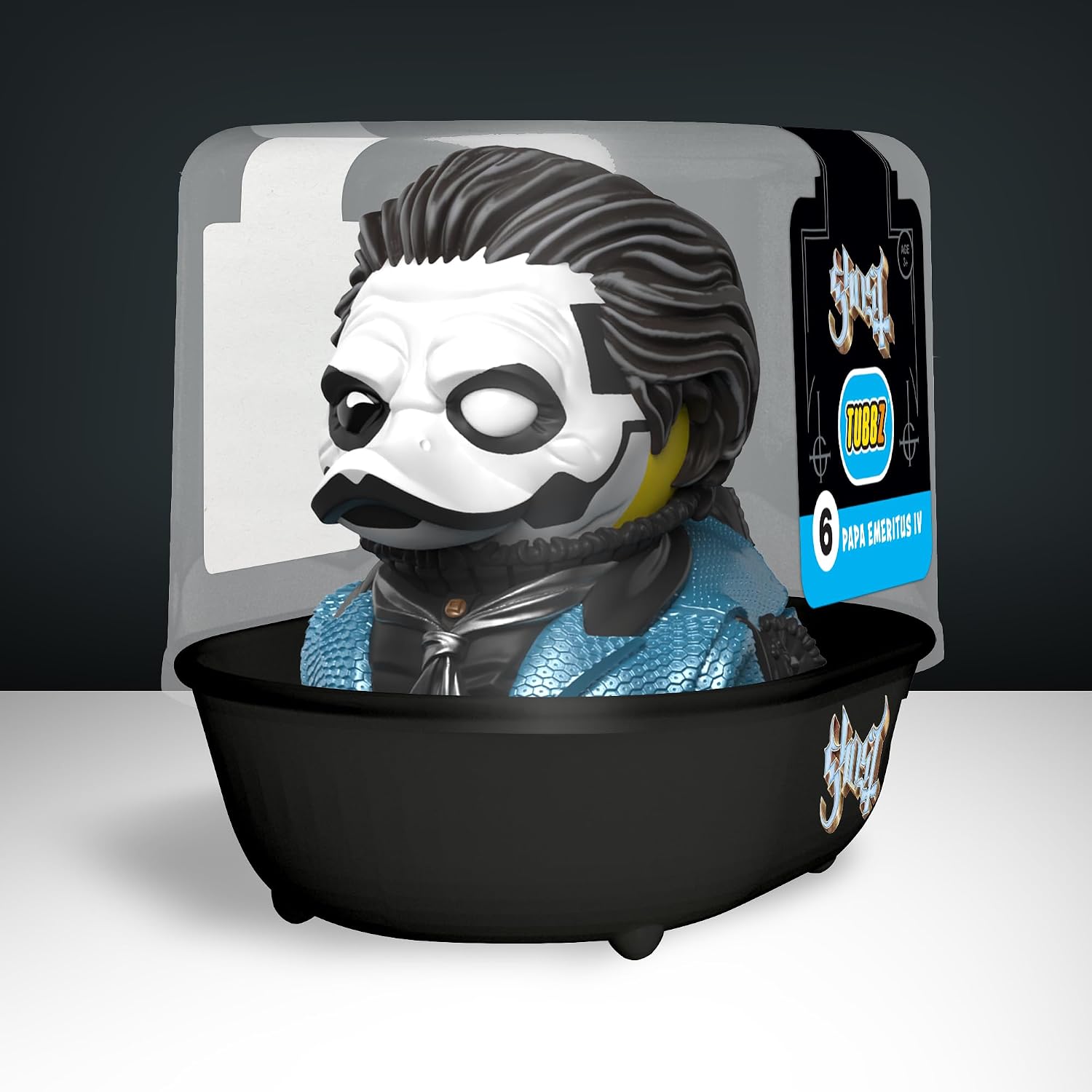 TUBBZ First Edition Papa Emeritus IV Collectible Vinyl Rubber Duck Figure - Official Ghost Merchandise - Heavy Metal Rock Band Music