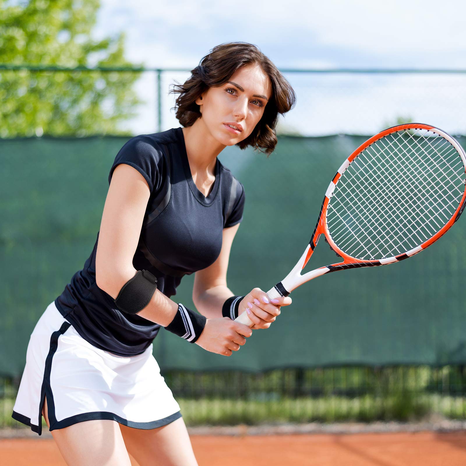 Tennis Elbow Brace with Compression Pad 2 Pack, Future Way Elbow Strap