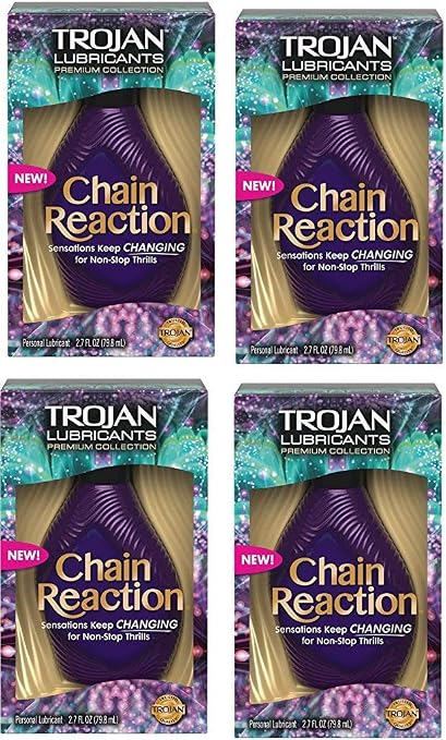 Amazon.com: Trojan Chain Reaction Long-Lasting Personal Lubricant - 2.7 ...