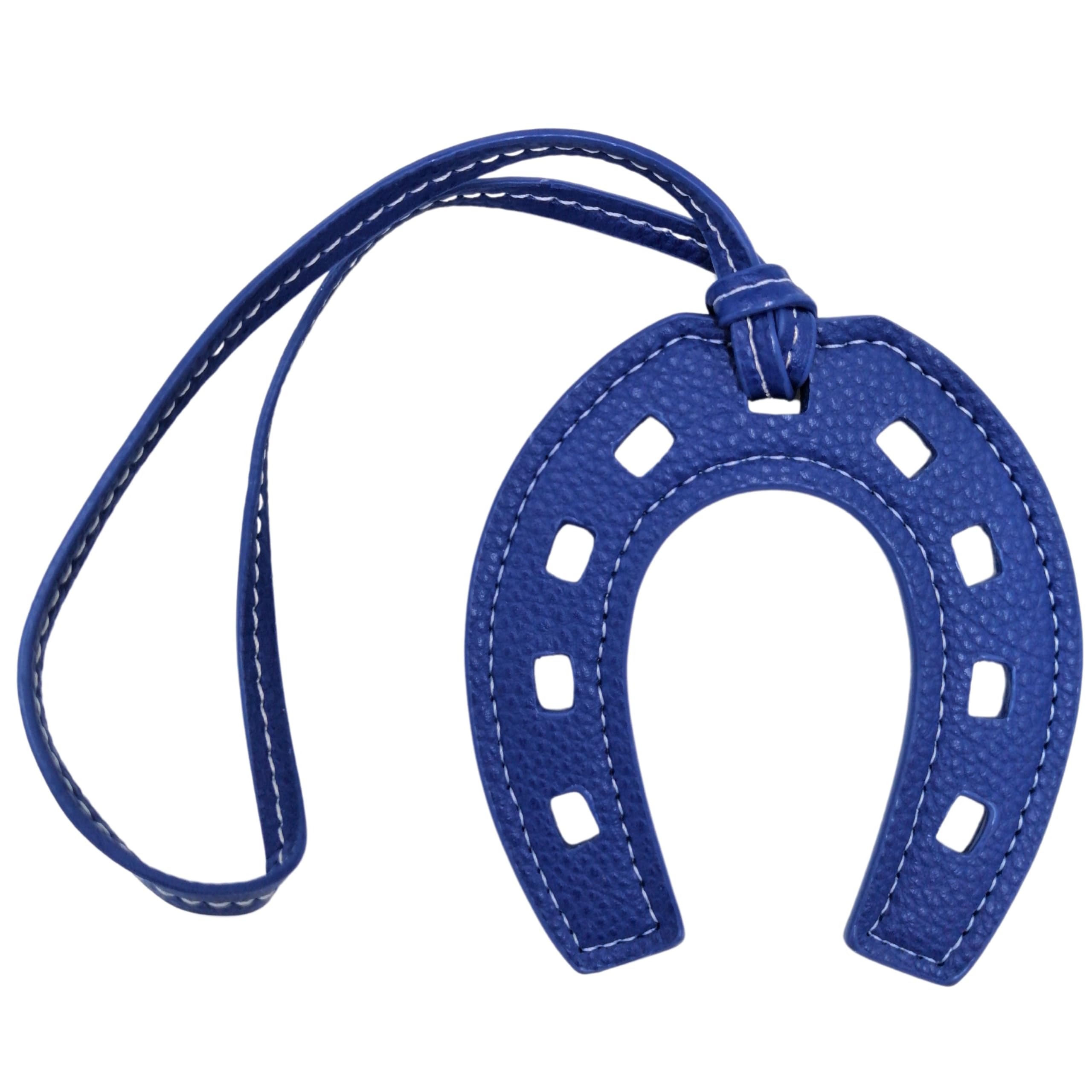 Horseshoes Keychain, Horse Shoe, Good Luck Keyring, Cowboy Keychain, Lucky Gift, Western Charm PU Leather Unique