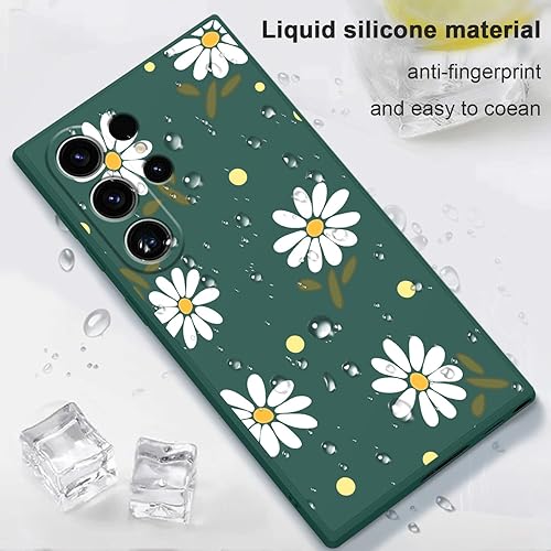 Miniatura 6 de Funda para Samsung Galaxy S23 Ultra, diseño de flores de mariposa antideslizante, a prueba de golpes, suave protector de silicona para Galaxy S23