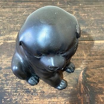 Amazon.co.jp: 595 犬 ブロンズ 置物 魔除け 彫刻 : ホーム