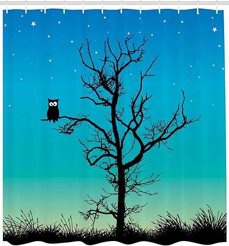 Miniatura 2 de Ambesonne Cortina para regadera náutica con palmeras