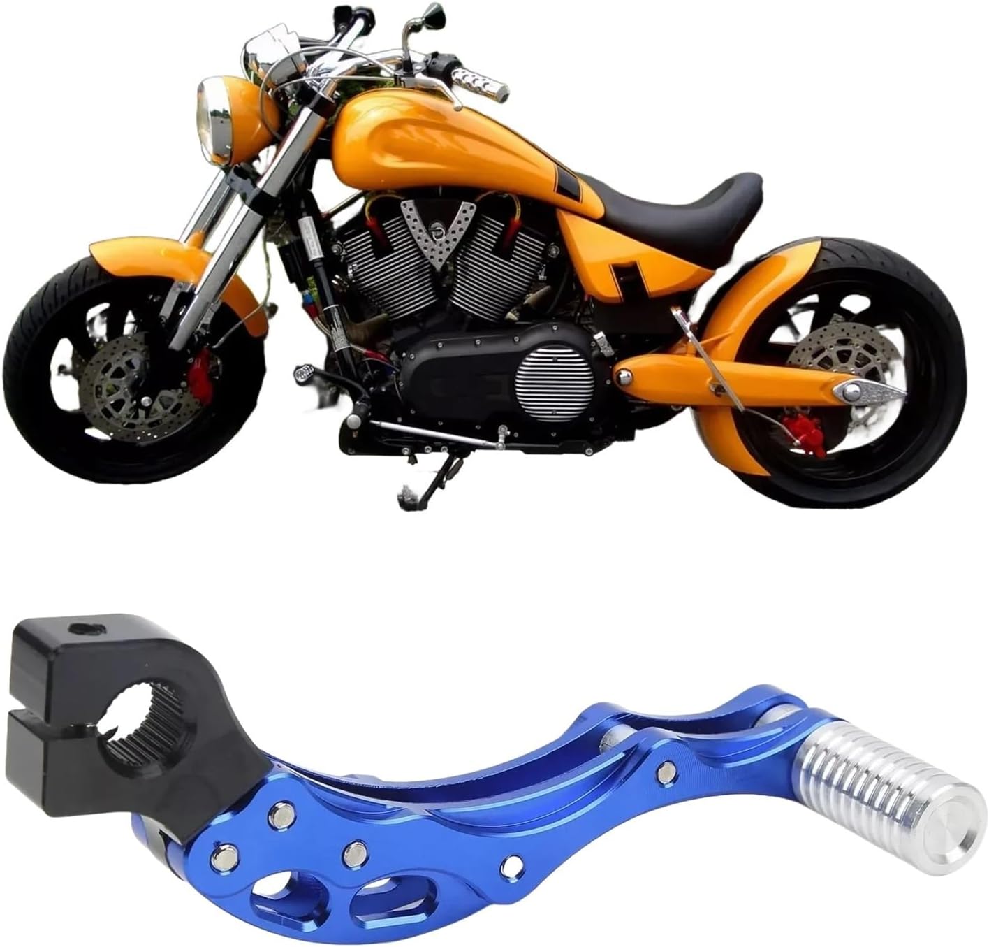 Motorcycle Kick Starter Motorcycle Engine CNC Kick Start Starter Lever for 139QMB Scooter for JOG50/90/100 for Fuxi 100CC for Ghost for Fire RSZ ZY100