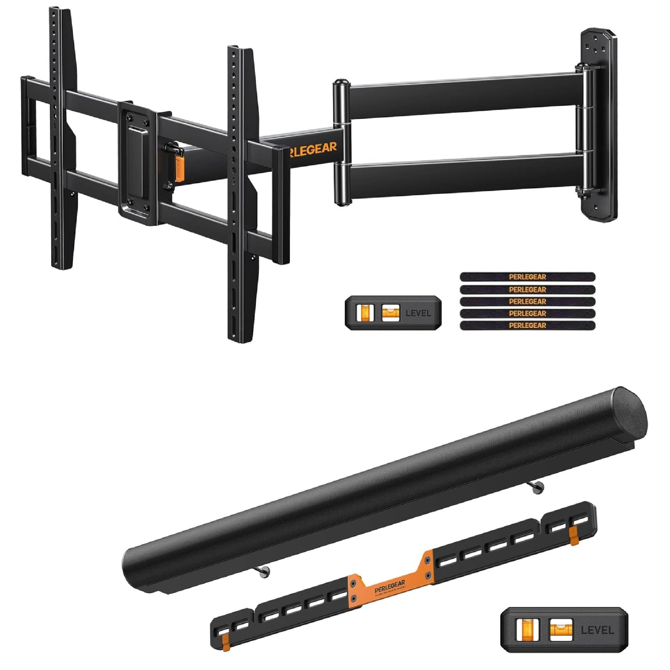 Amazon.com: Perlegear Corner TV Wall Mount Long Arm TV Mount