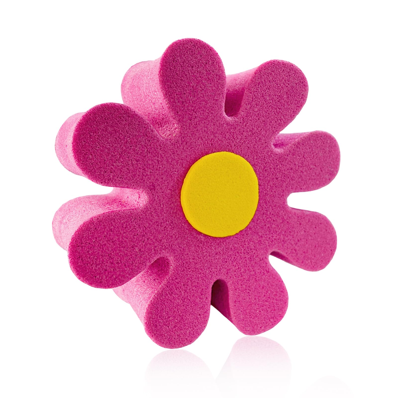 Daisy Car Antenna Topper, EVA Foam Cute Flower Aerial Ball Funny Antenna Accessory, Daisy Auto Roof Topper Lovely Exterior Decoration Universal for Women Men, Car Accessories (Rose Red)