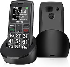 artfone C1+ 4G Unlocked Volte Big Button Cell Phone for Seniors, Basic Mobile Phone for The Elderly SOS Button,Loud and Cl...