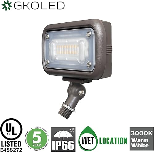 Miniatura 3 de LED FLOOD LIGHTS SERIES reflectores LED, GKOFD15W27V30KBDB77, 15.00watts, 120.00 volts